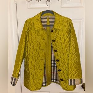 Burberry Jacket. Size: large/ RUNS MORE LIKE MEDIUM . Perfect condition.
